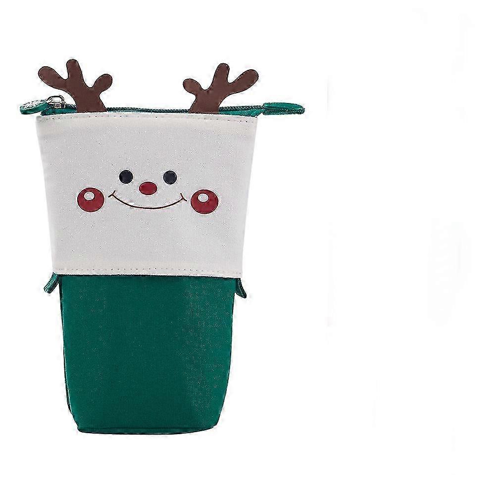 Adjustable Reindeer Canvas Pencil Case