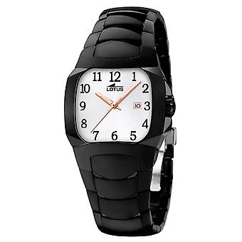 Lotus watches Quartz Analog Woman Watch with 15513/M Stainless Steel Bracelet