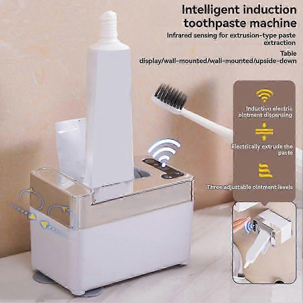 Intelligent Toothpaste Dispenser Electric Toothpaste Machine Household Wall-Mounted Lazy Automatic Squeezing Sensor