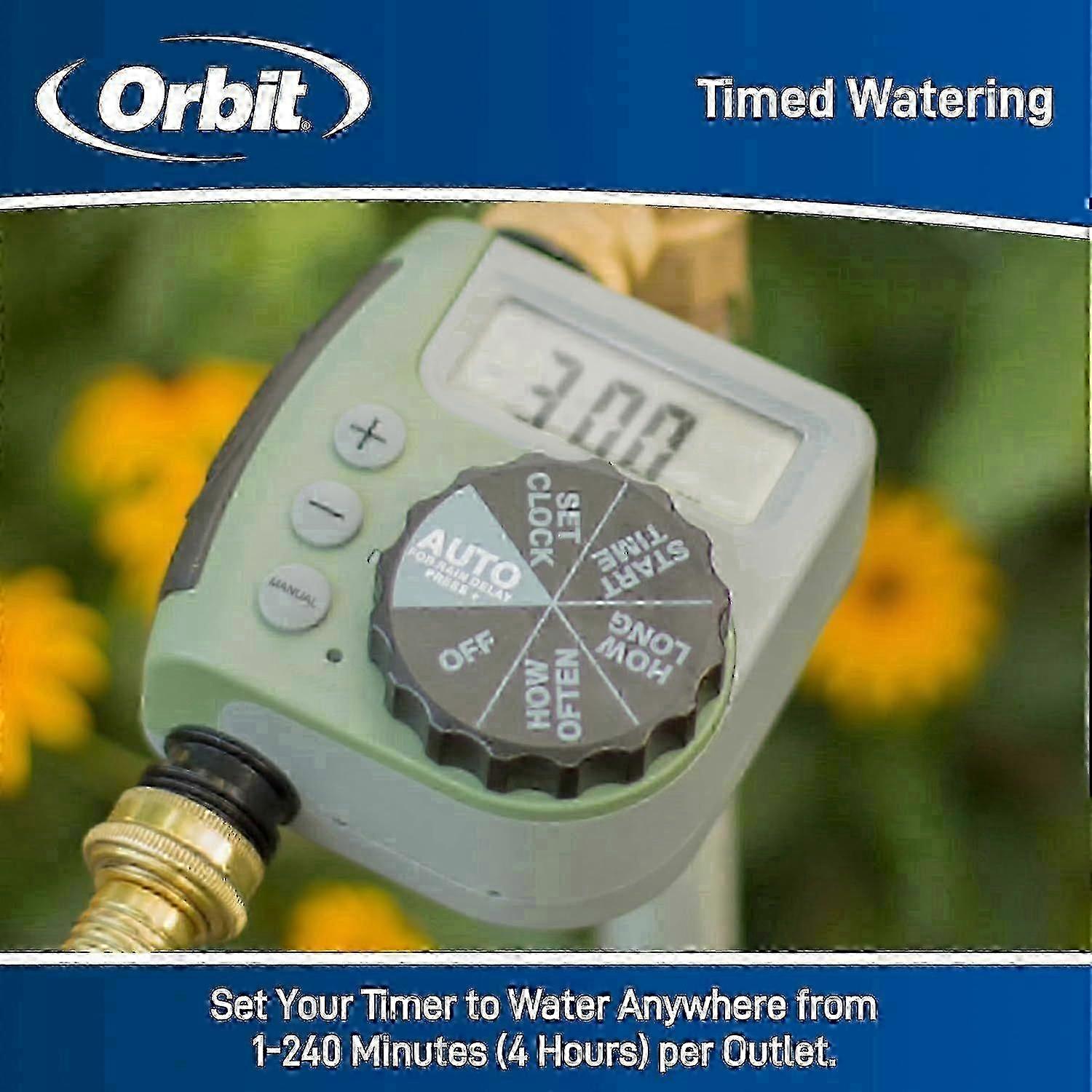 Durable Single-Dial Outdoor Water Timer