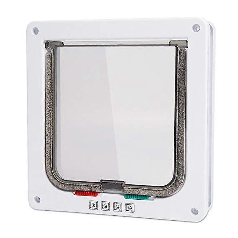 Secure 4-Position Cat Flap