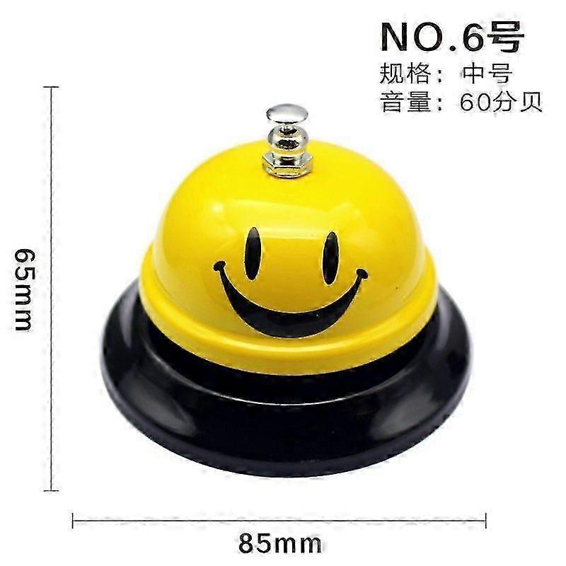 Crisp-Ring Smiley Metal Call Bell