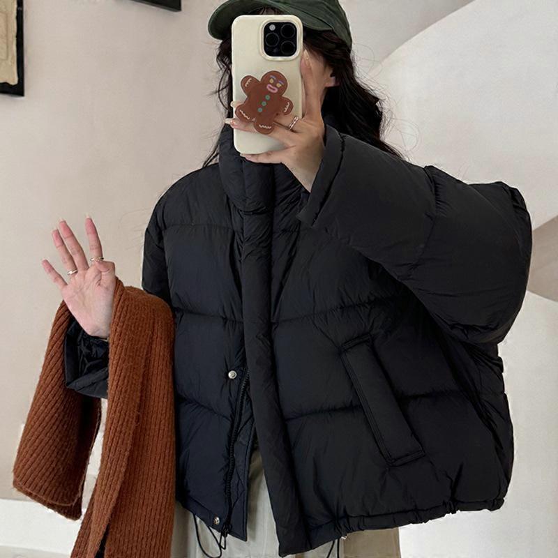 Pinghu down jacket women's new women's winter duck down short thick down jacket