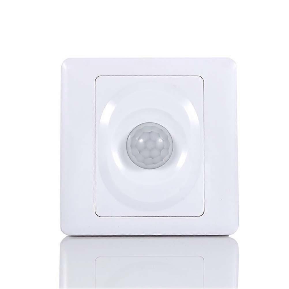 220V Automatic Infrared PIR Body Motion Sensor Switch Wall Mount LED Night Light