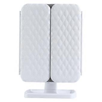 Tri-Fold Vanity Makeup Mirror with Lights, Magnifying for Professional Studio Detail