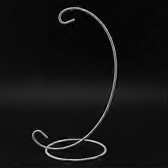 Aebor Moon Shaped Ornament Display Stand - Iron Hanging Rack For Glass Globes, Witch Balls, Terrariums (5") - View #2