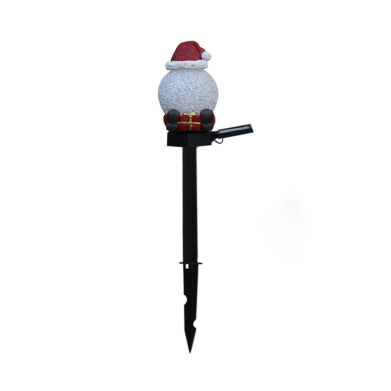 Solar Santa Shape Led Light Lightweight Easy To Install Light