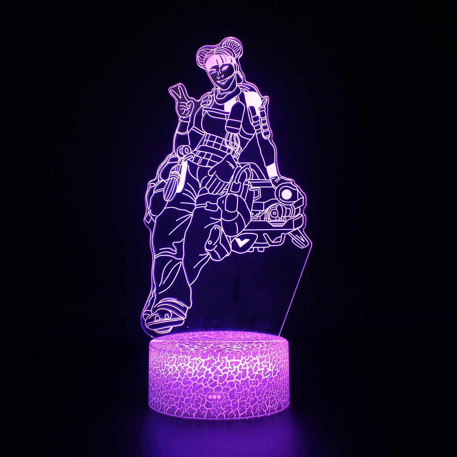 3D Touch Light Night 7 colors remote control Style #786