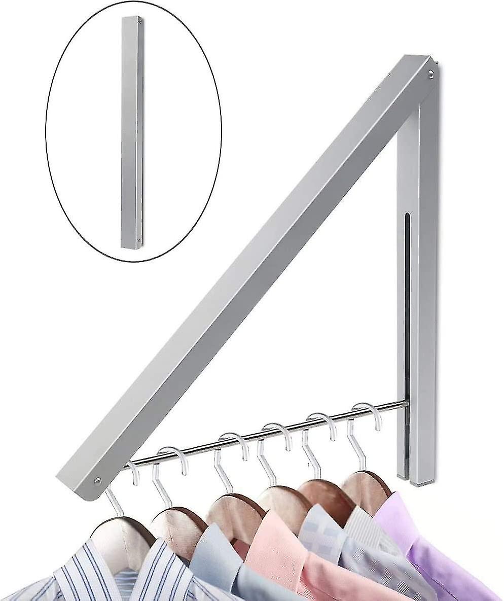 Coat Hook Foldable Wall Coat Rack, Aluminum Coat Hanger With Coat Hooks ...