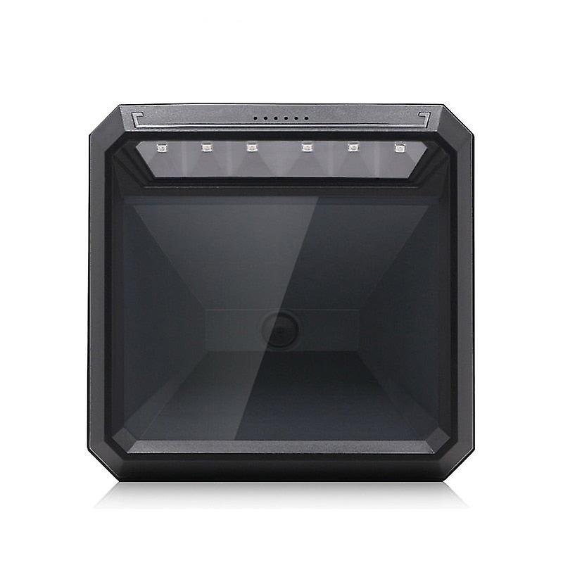 Handsfree 2d 1d Barcode Scanner Qr Omnidirectional Desktop Bar Code Reader Black Mp7000