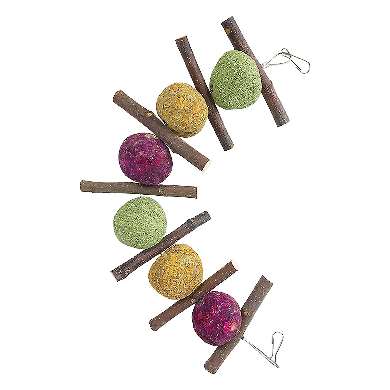 Rabbit Chew Toys Playing Exercise Tree Branch Chewing Tooth Cleaning String