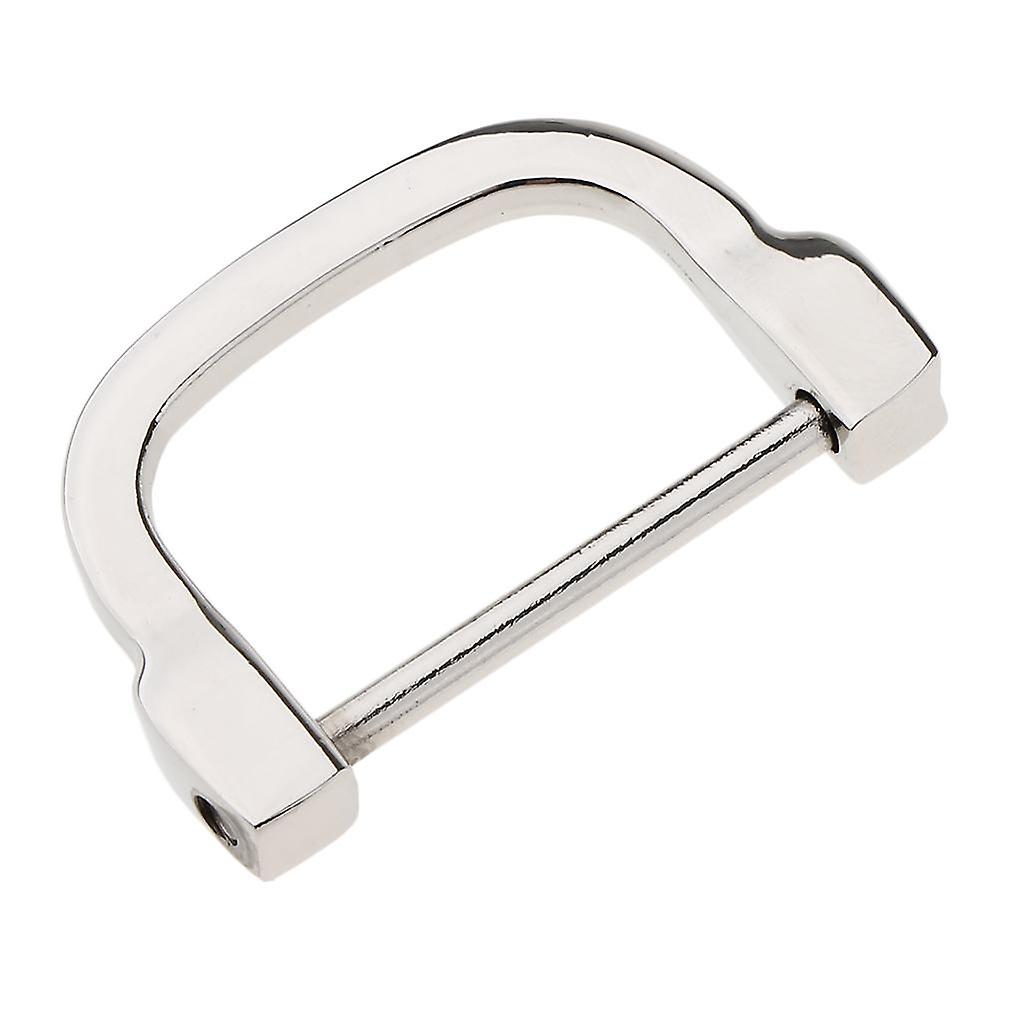 DIY Handmade Detachable D-ring Buckle Handle Bag Accessories Silver