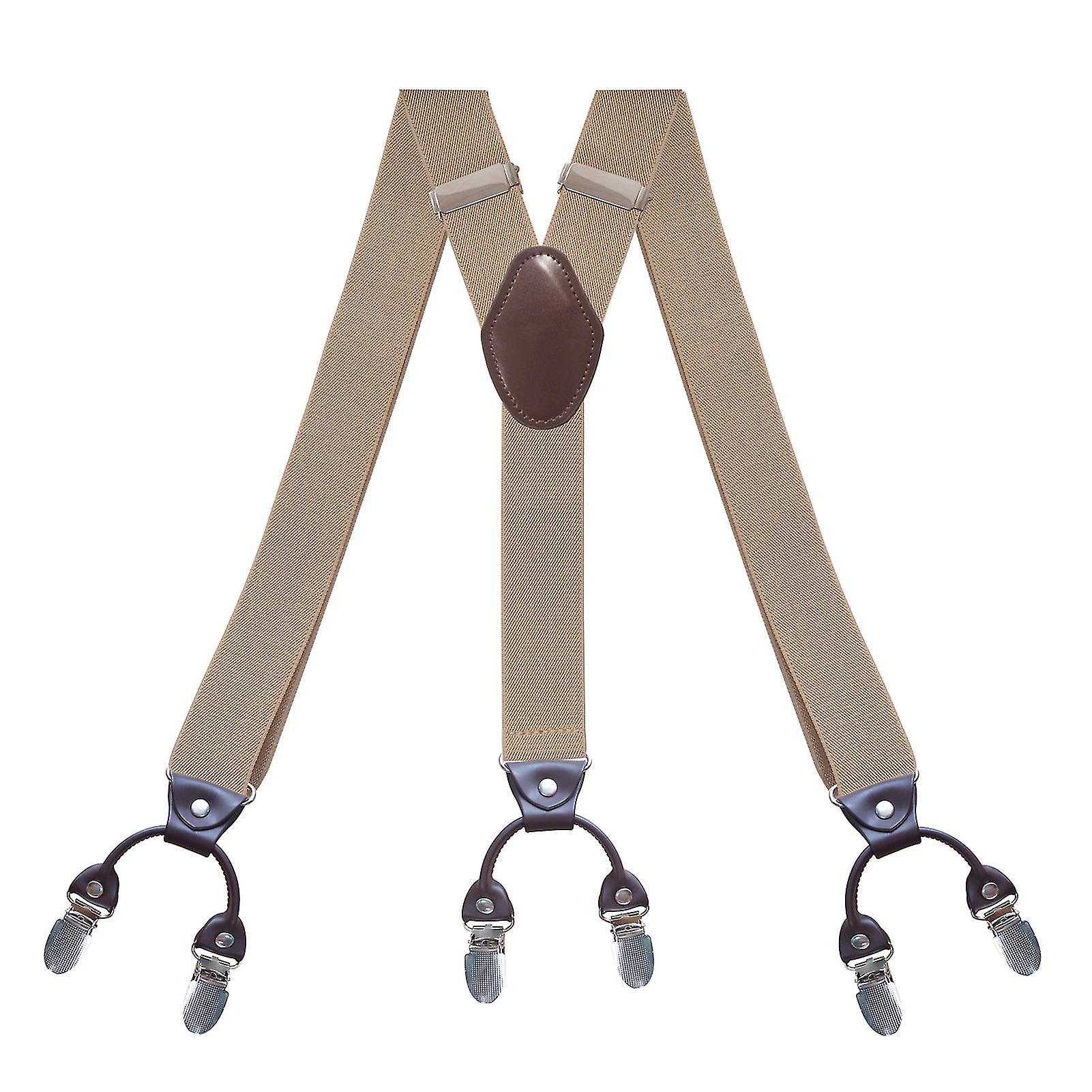 Mænd seler justerbar Quick Release Slidstærk skridsikker med kraftige clips Multipurpose polyester Mænd Y-back seler Far gave til