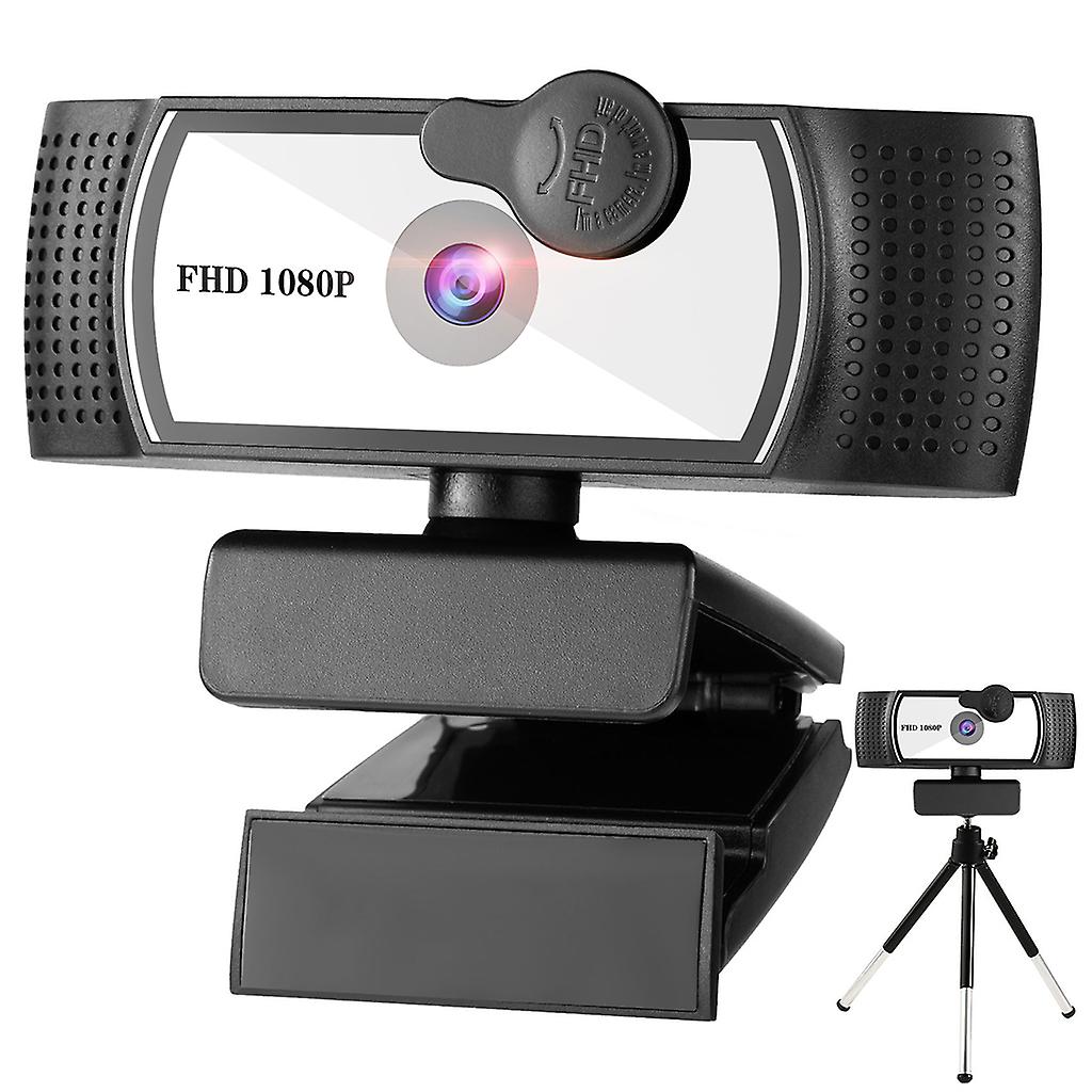 Webcam 1080P 4K 2K AutoFocus Web Camera USB PC Computer Webcam 3 Light Modes
