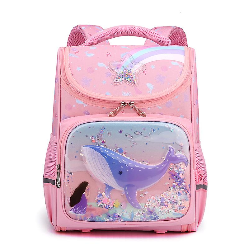 תיק לוויתן לבנות ילדים תיקי ספרים פעוטות תיק חמוד לגן ילדים בית ספר יסודי