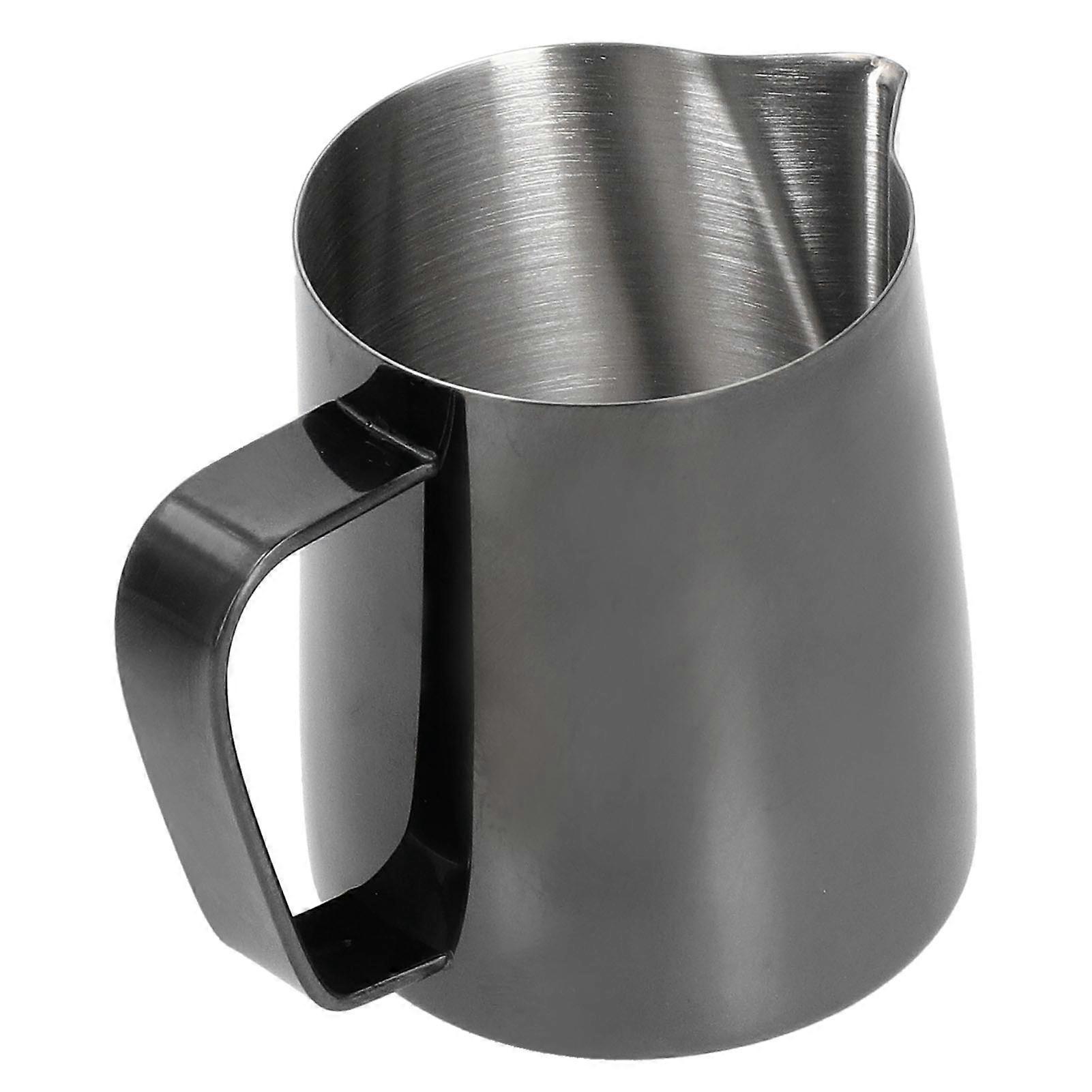 Multifunctional Black 350ml Stainless Steel Coffee Cup with Handle