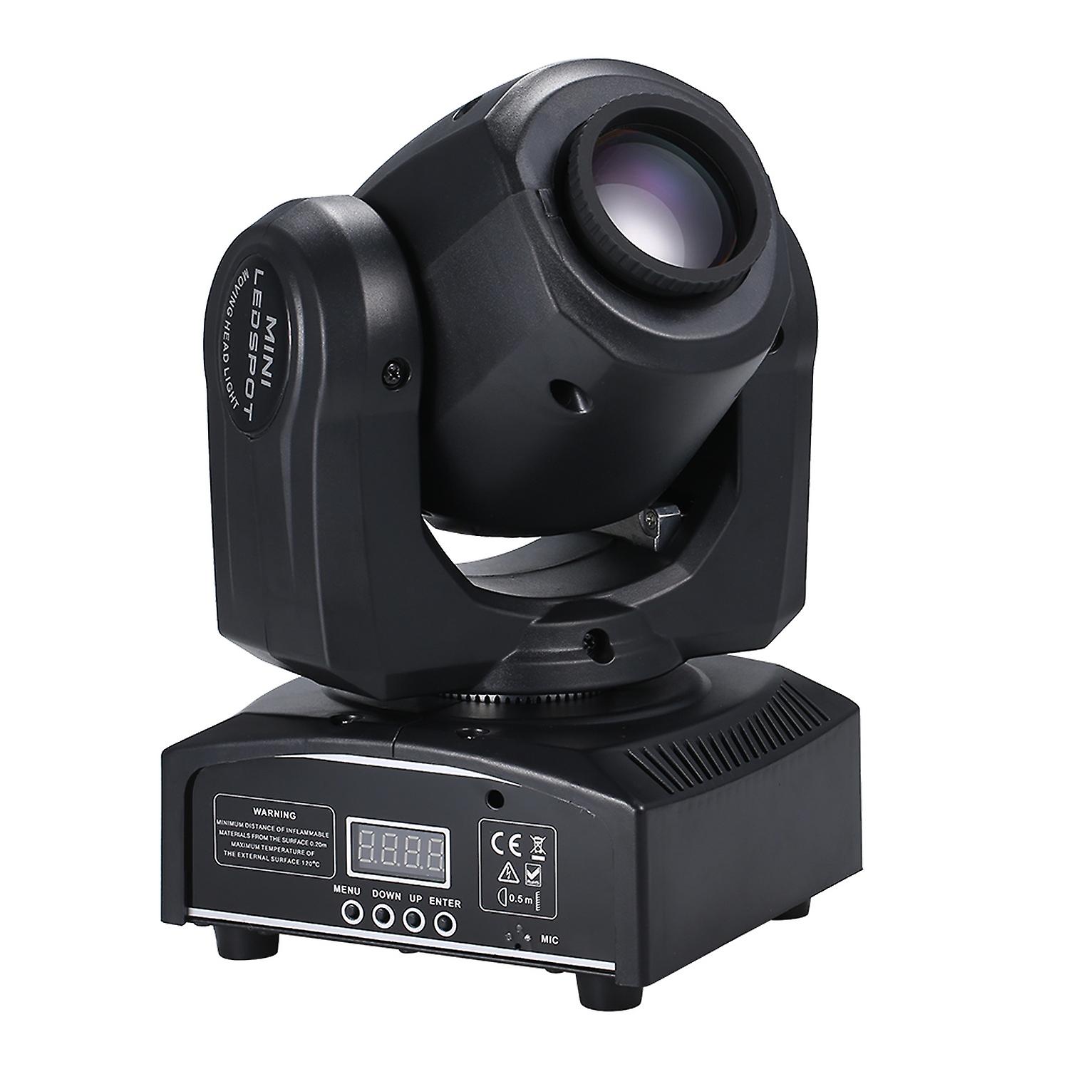 Neoglint A C 100-240V 30W Mini Moving Heads Stage Light 8 Gobos & Totally 15 Colors 9/11 Channel DMX