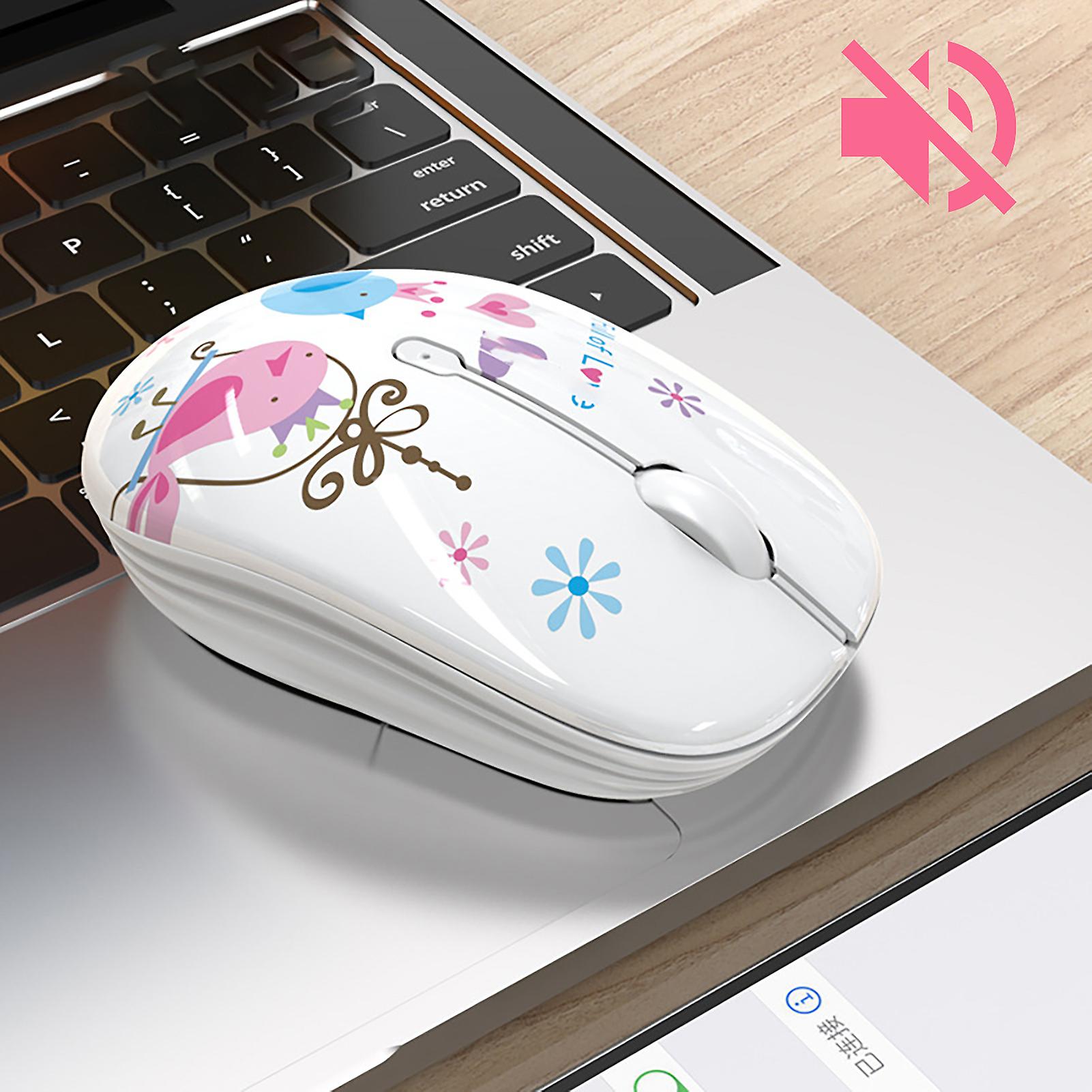 M101 Wireless Mouse Dual Modes Mute 2.4G 1200DPI USB Optical Computer Mice for PC