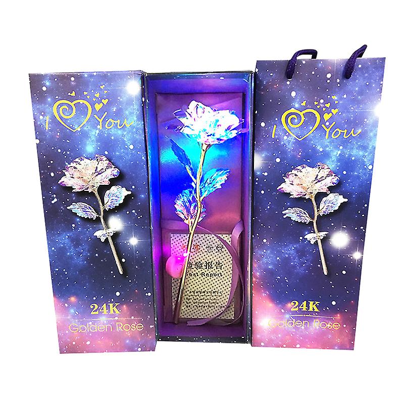 True Love Rose Glowing Artificial Rose Flower Valentine's Day Gift
