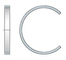 Mcgill CFH1/2S Cam Follower Cylindrical Needle Roller 0.25x0.5x0.375in 4pc