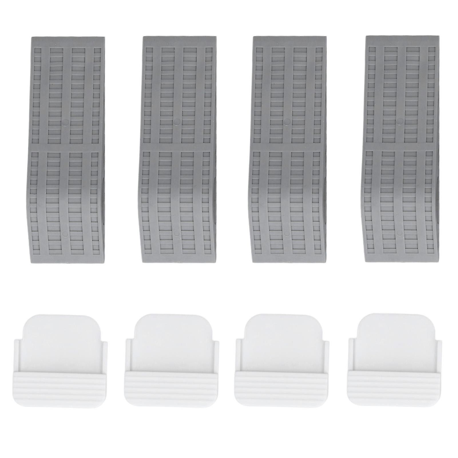 Pipe Shelf Brackets Iron Black Retro Wall Mounted Clapboard Support Frame Racks Set