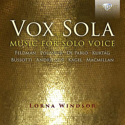 Andriessen / Windsor - Vox Sola  [COMPACT DISCS] USA import
