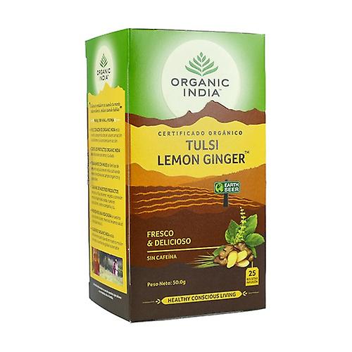 Tulsi lemon ginger ayurvedic infusion 25 units of 2g