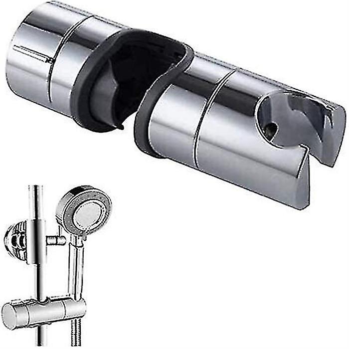 Adjustable Chrome ABS Shower Head Mount - Replacement Handheld Shower Holder