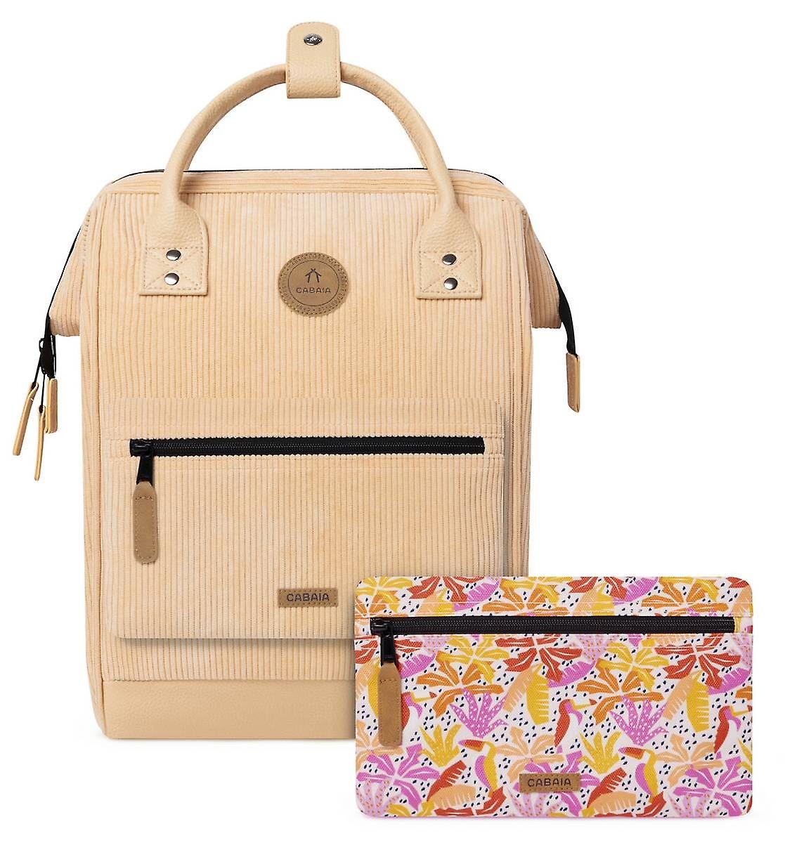 Cabaia Adventurer Velvet Recycled Medium Backpack - Quito Peach