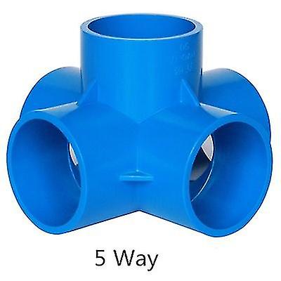 Pvc csőcsatlakozó csatlakozók 3 4 5 6 utas tömlőelosztó 20-50 mm-es kerti öntözővíz csőillesztési csatlakozó adapter Diy polccsatlakozó