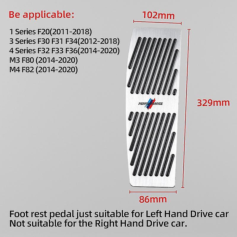 for Bmw M Performance F20 F22 E90 E92 F30 F34 G20 F32 F36 F10 F07 Car Pedals Cover E84 F48 F25 G01 F