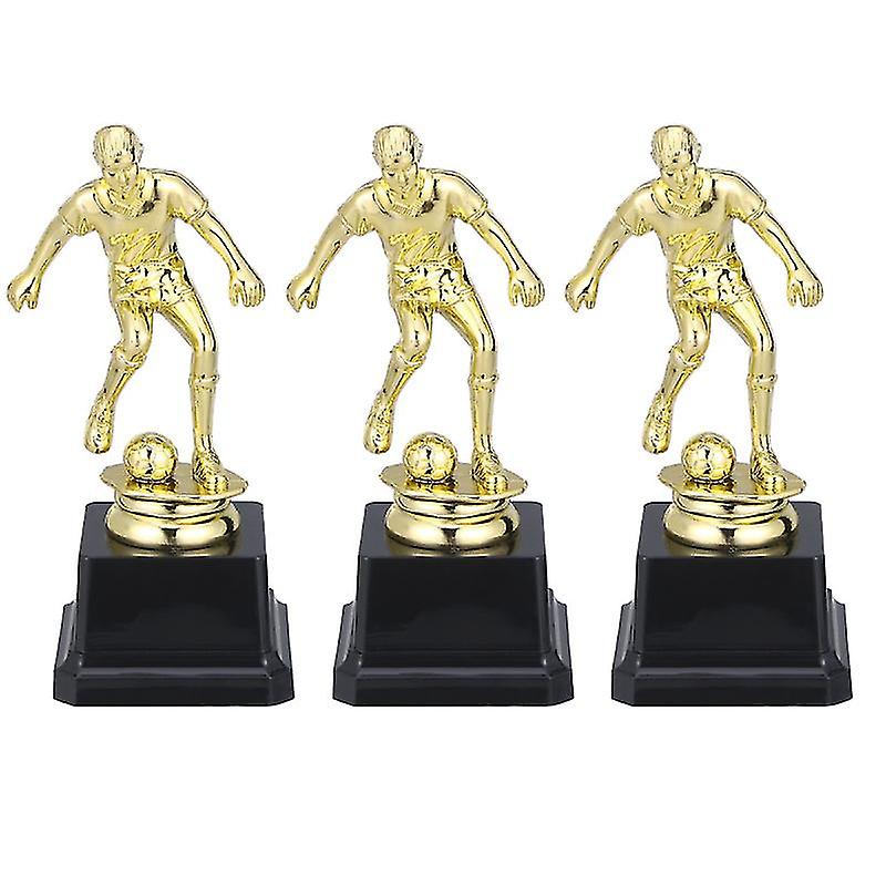 3pcs Golden Award Trophy