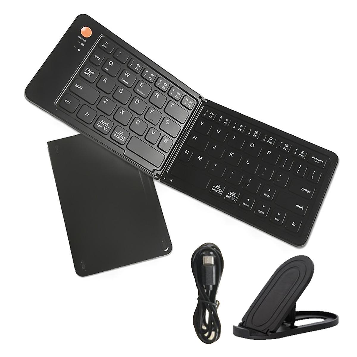 Mini Bluetooth Keyboard Portable Folding Wireless Keypad for IOS/Android/Windows Tablet Mobile Phon