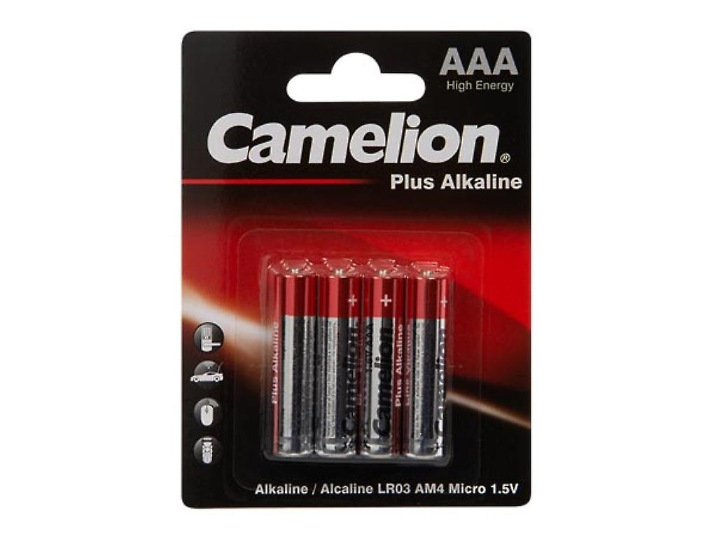 Camelión ALCALINO AAA / LR3 1.5 V - 1200 mAh (4pcs/bl)