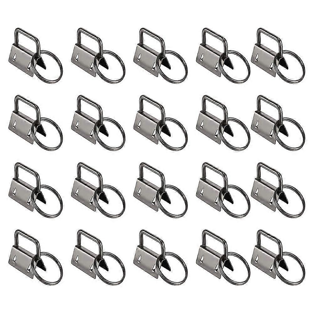 40Pcs Iron Ribbon Ends Buckles Handbag Strap End Fastener Clasps DIY Buckles Z