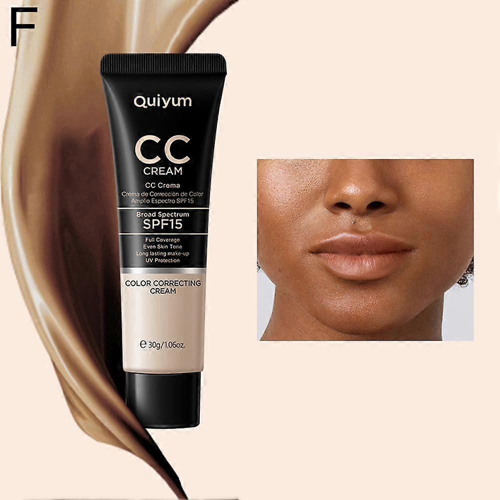 Full Coverage BB Cream Moisturizing Foundation Conceals Pores Wrinkles Spots Long Lasting Soft Texture 30g