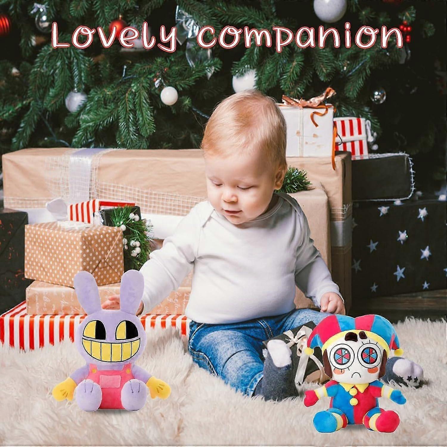 Stuffed Animals TV Fans' Favorite 2PCS Pomni and Jax Plushies Toy from The Amazing Digital Circus