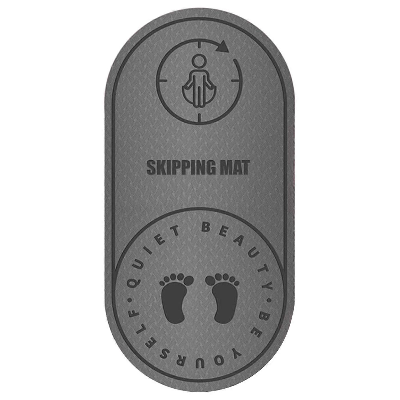 Rope Skipping Exercise Workout Mat,8mm Thickened Mute Noise Reduction Jump Rope Mat,Suitable for Al