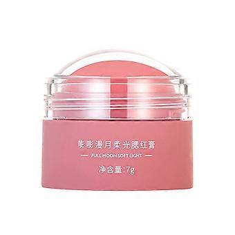 Soft Powder Blusher Cream Tender Girl Single Color Peach Orange Powder Blusher Rouge Nude Makeup