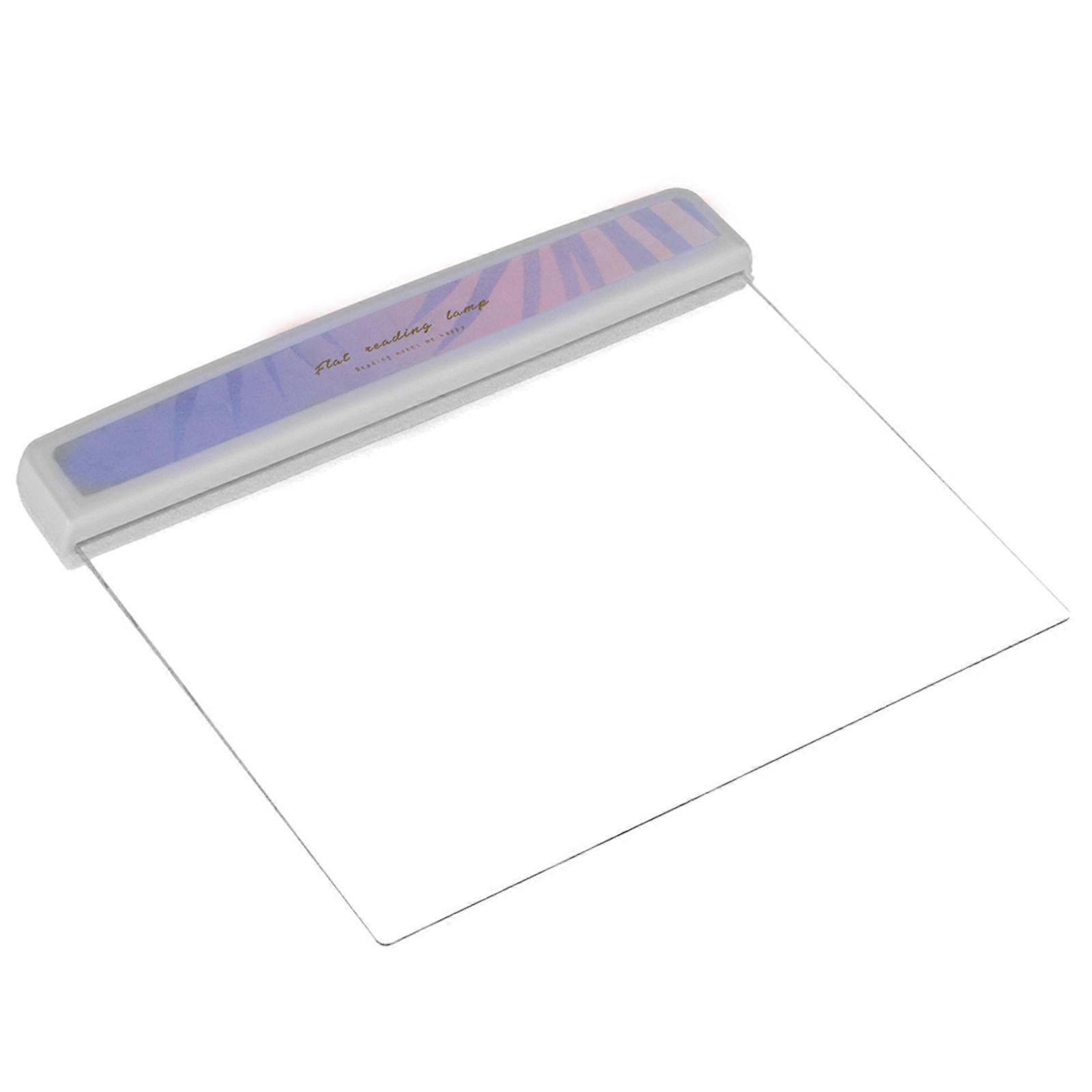 LED Panel Book Light Portable Leaf Pattern Flat Reading Lamp Student Eye Protection Light-2420