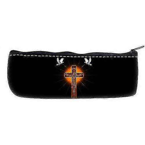 Cross Doves School Pencil Case Bag Zipper Organizer