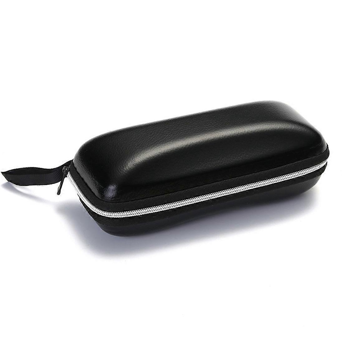 Zipper Leather Glasses Case