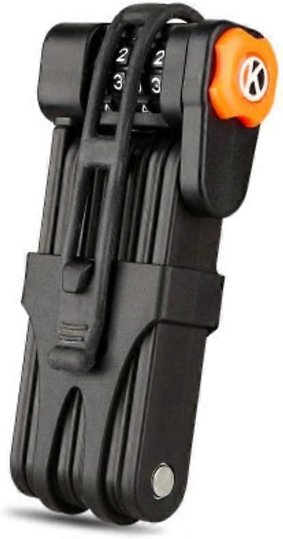 Bicycle Code Lock, Folding Bike Lock with 4 Password Anti-Theft Bicycle Security Combination Chain Lock