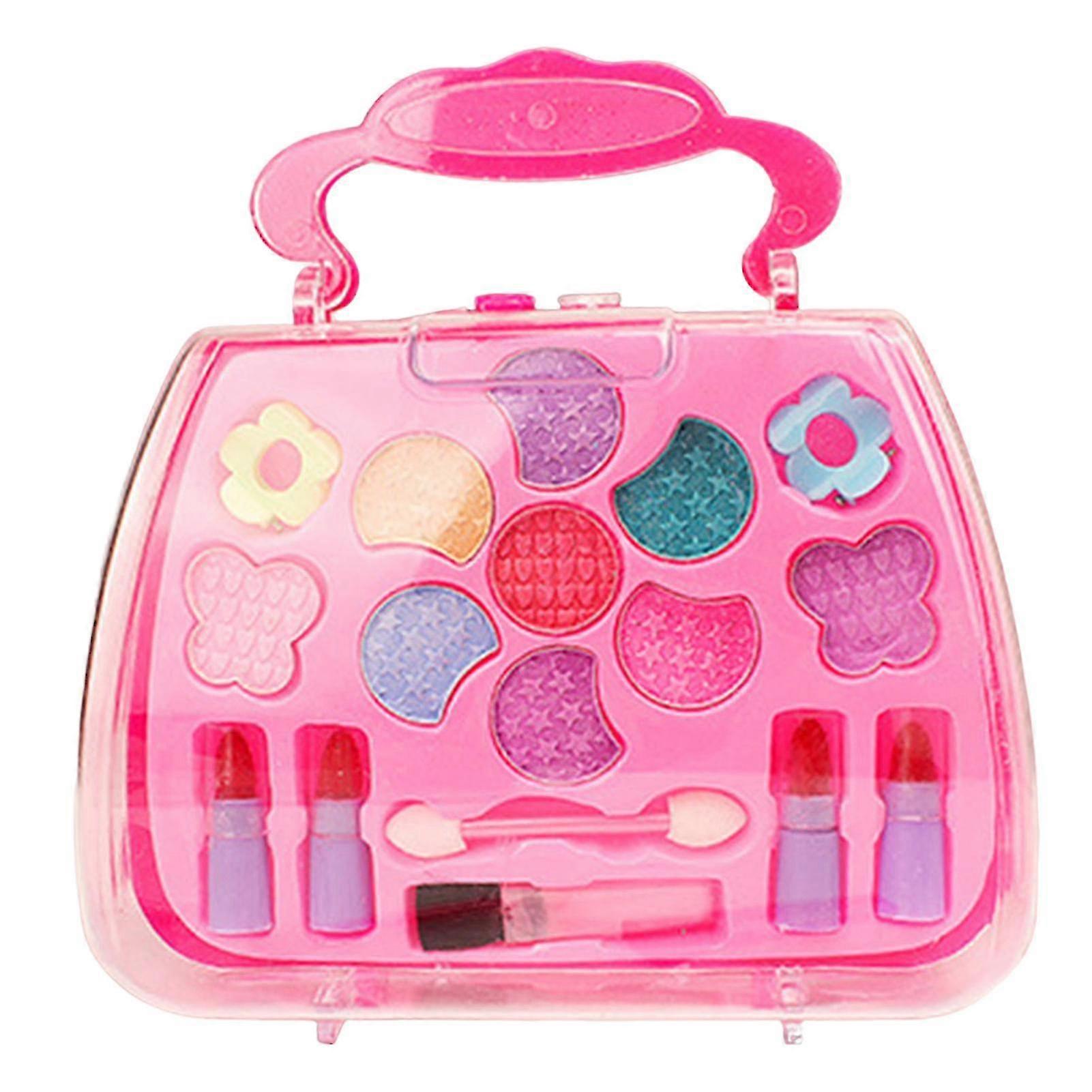 Kleine Mädchen Real Make Up Set Waschbar & Ungiftig Real Make-up Girl Spielzeug für kleine Mädchen Geburtstagsgeschenk / yy