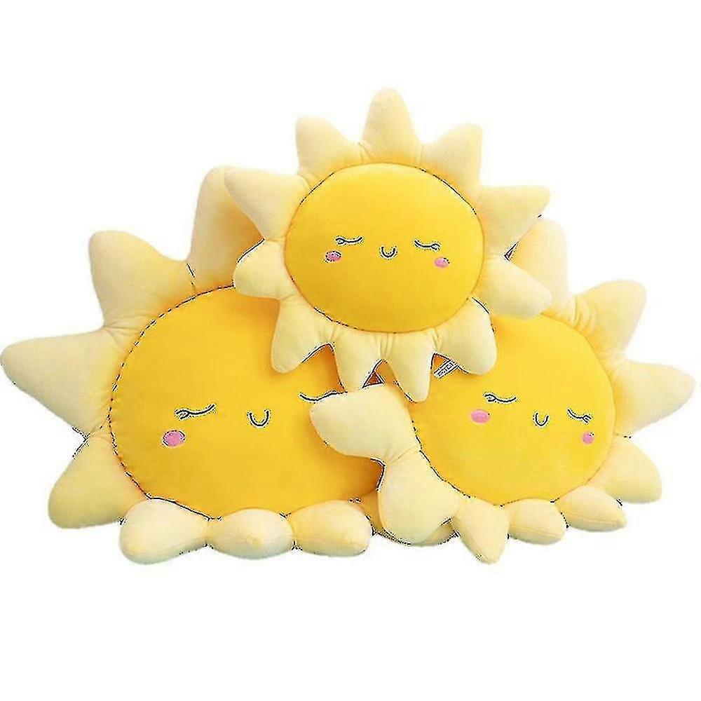 40/55/65cm Pillow Sun Cloud Pillow Soft Car Cushion Stuffed Plush Toy Creative Home Decor-e