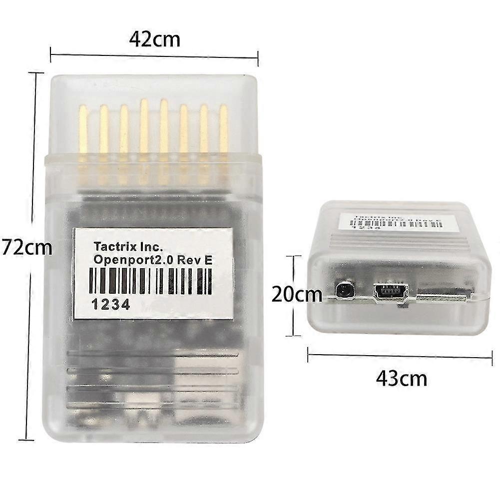 Full Chip Openport 2.0 ECU FLASH Open Port 2 0 Auto Chip Tuning OBD2 Car Diagnostic Tool for - J2534 Scanner
