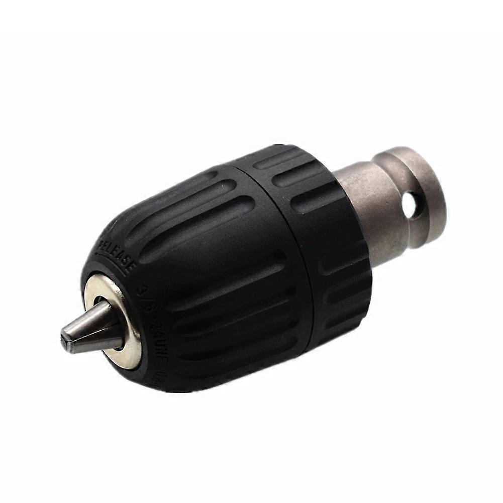 08-10mm Keyless Drill Chuck 3/8- 24UNF Thread Drill Bit Collet Quick Change Adapter For Impact Drill