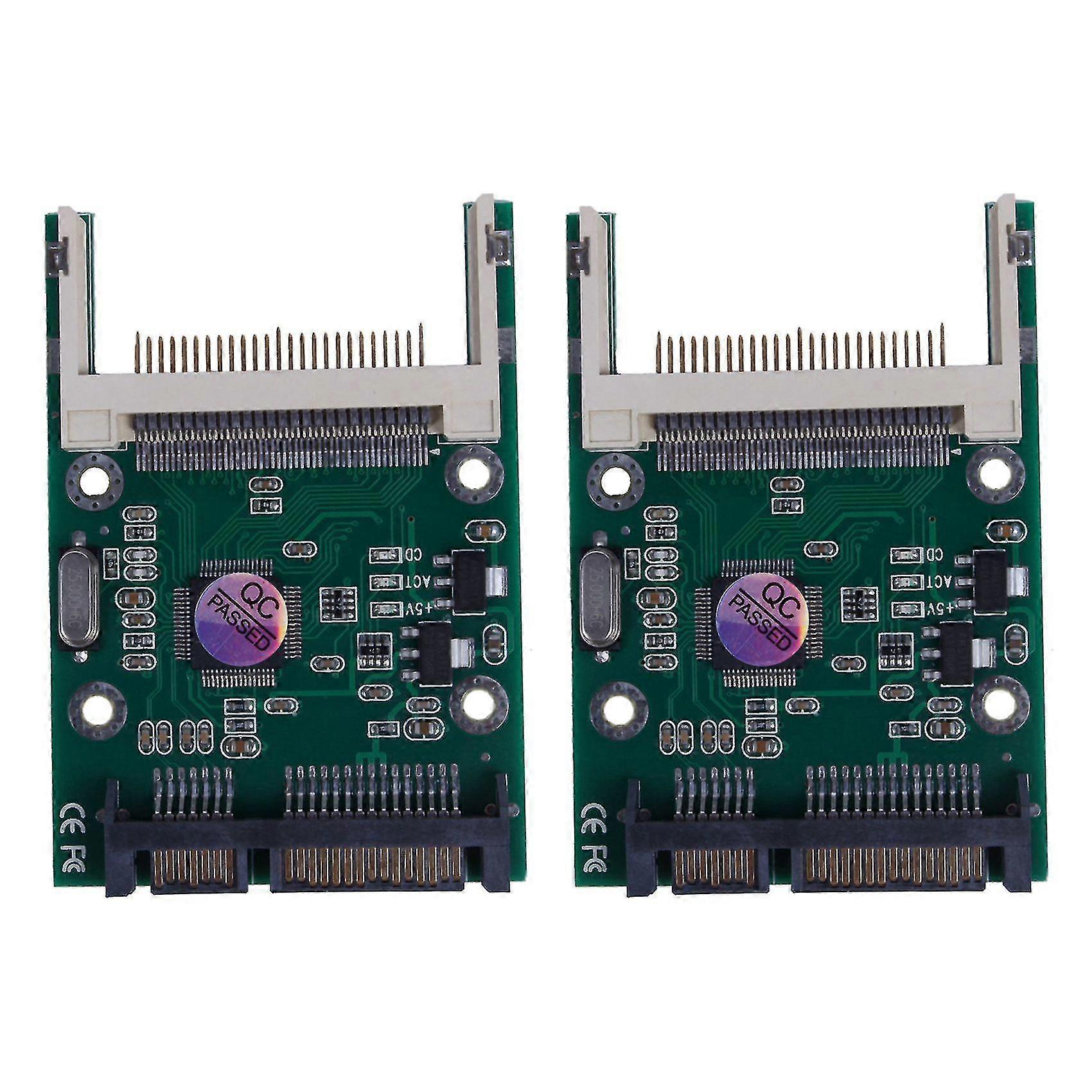 2x Bootable Compact Flash Cf I Ii la 2.5 inch Sata Converter Adaptor