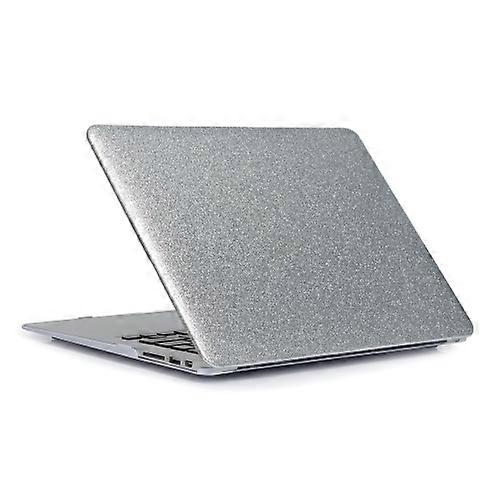 Glittery Powder PU Leather Paste Case for MacBook Air 13.3 inch (Silver)