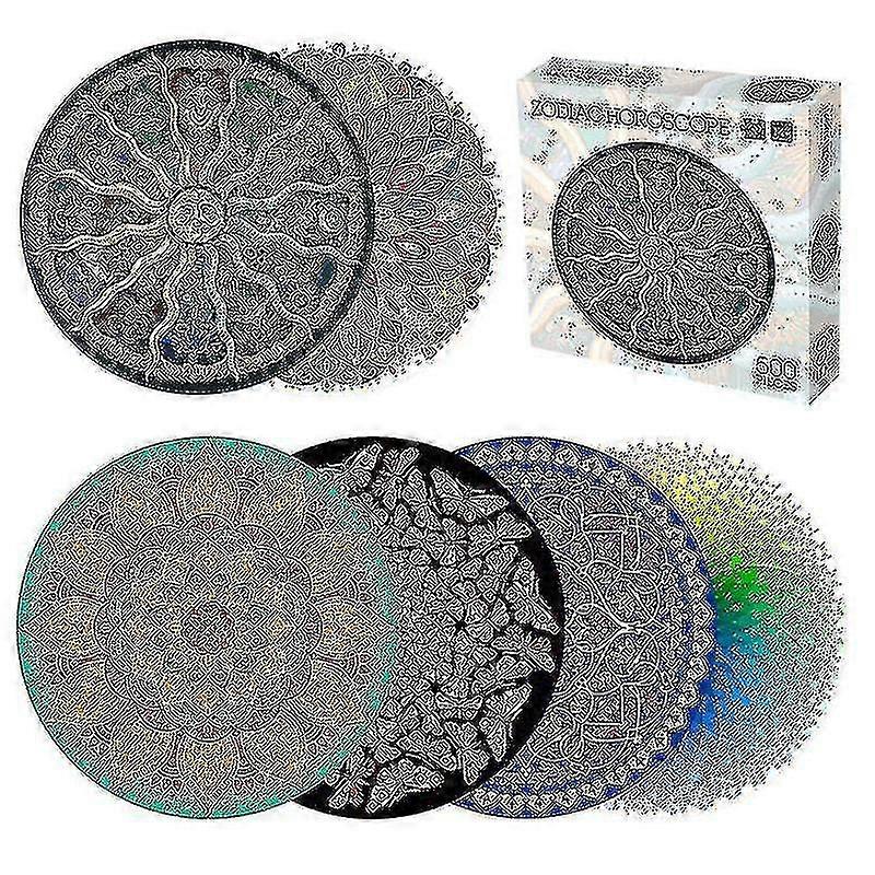 Circular 500 Pieces Rainbow Kaleidoscope/kids